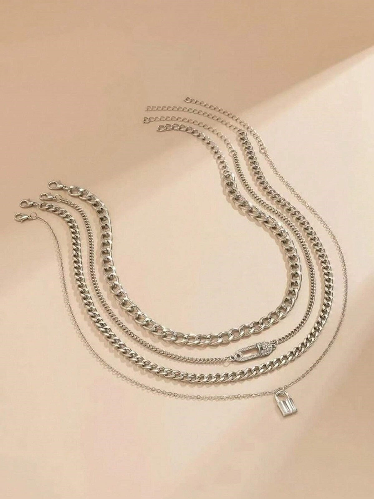 Midnight Sparkle Rhinestone Lock Choker
