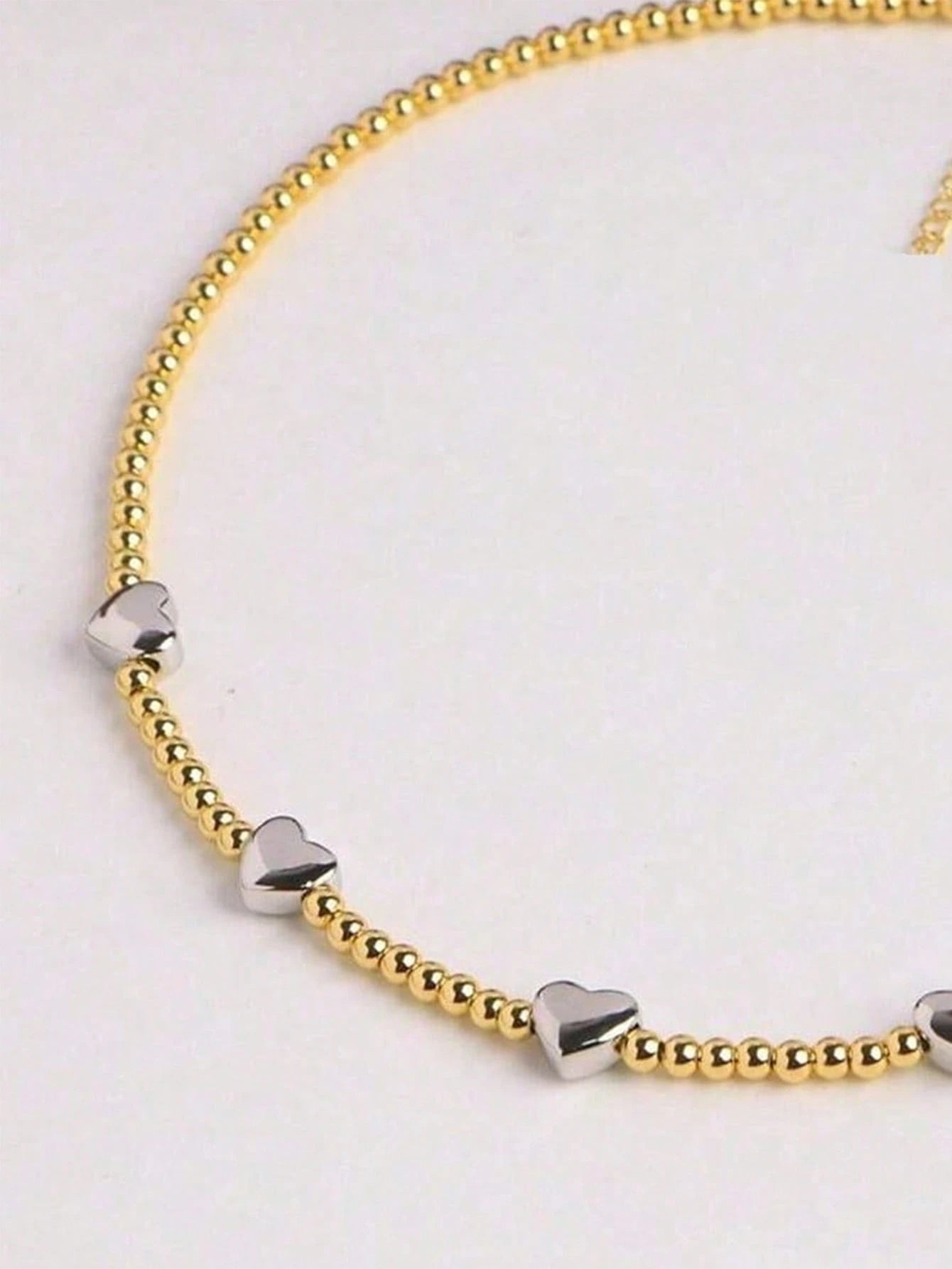 Beaded Heart Necklace Set