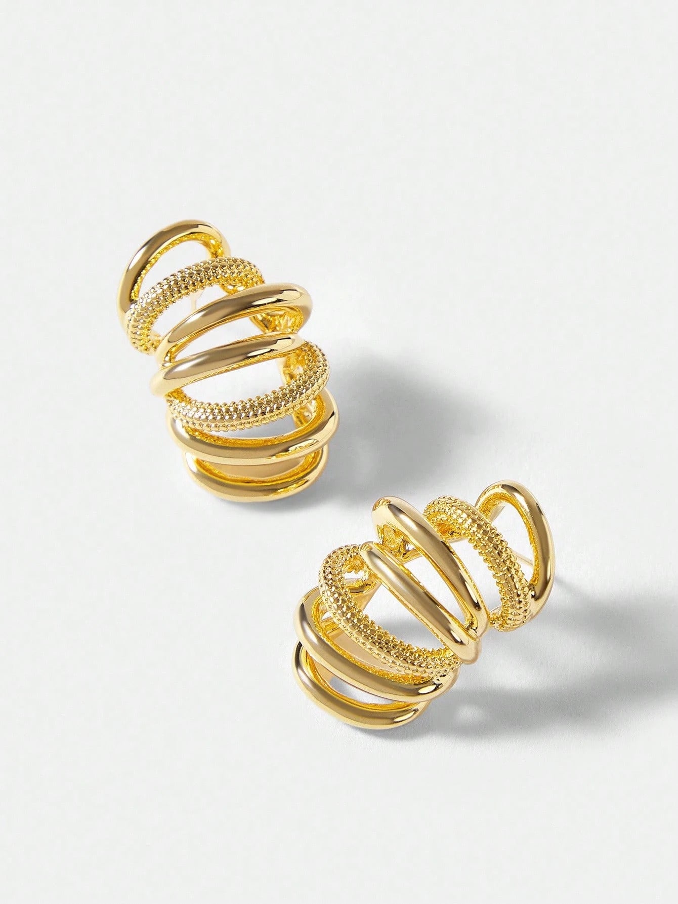 Sculptural Coil Statement Earrings