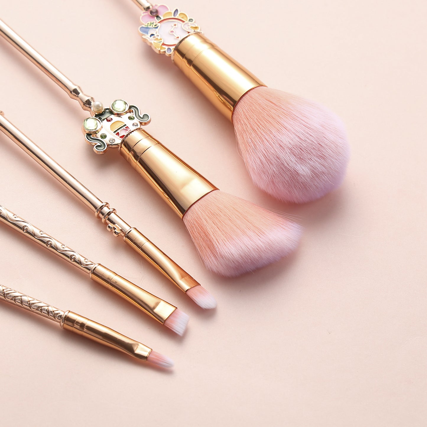 Princess-Style Makeup Brush Set