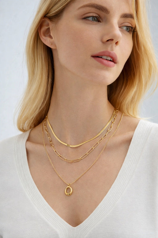 Layered Gold Chain Necklace – Minimal Luxe Edition