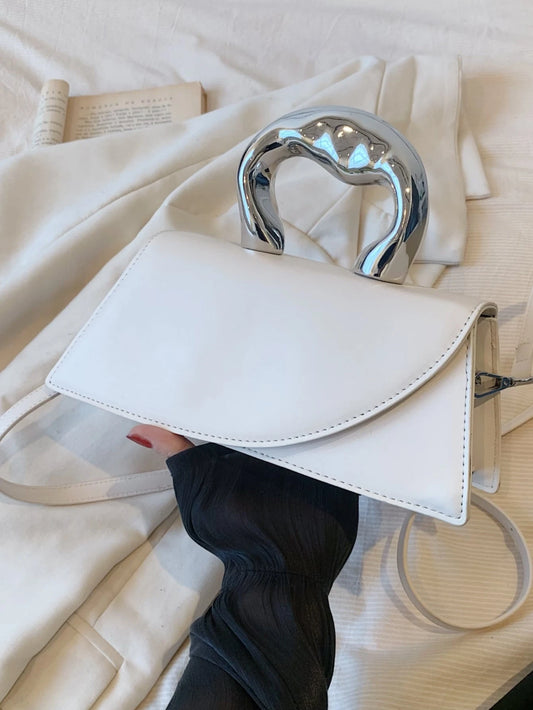 Sculpted Handle Mini Bag