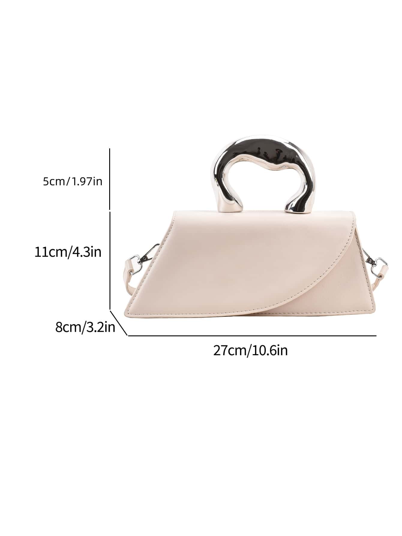 Sculpted Handle Mini Bag