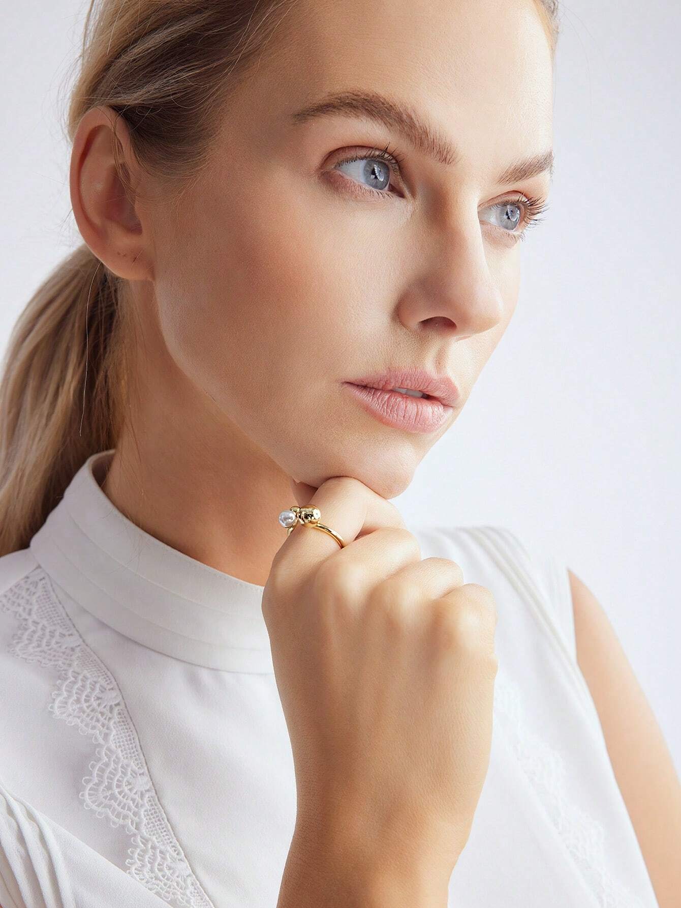 Heritage 18K Gold Plated Braided Studs – Parisian Muse Collection