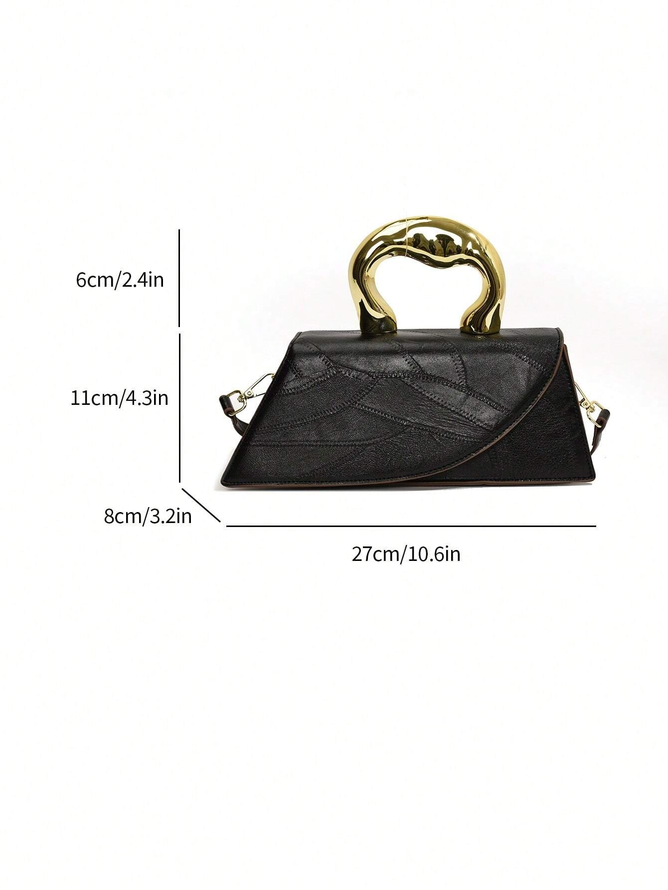 Sculpted Handle Mini Bag