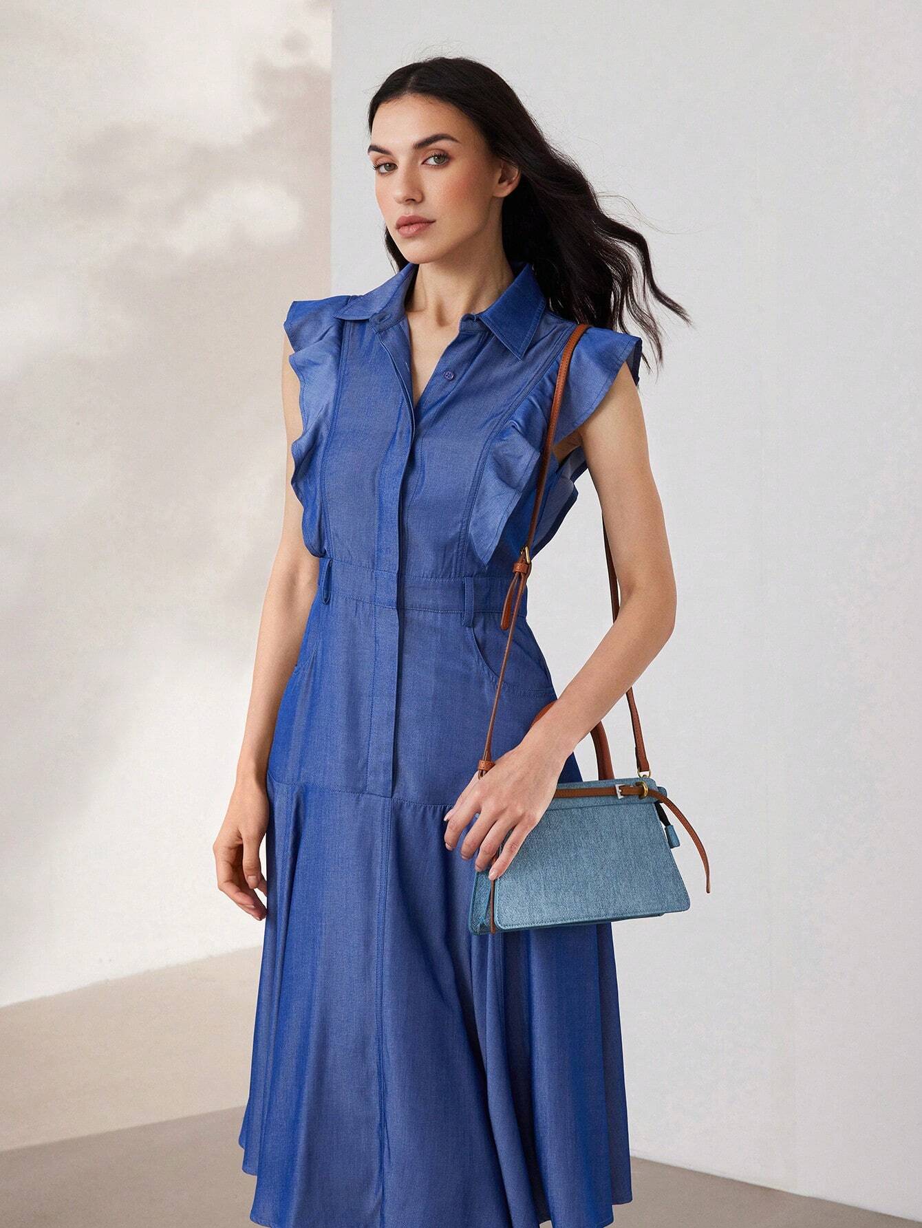Structured Leather Top-Handle Bag