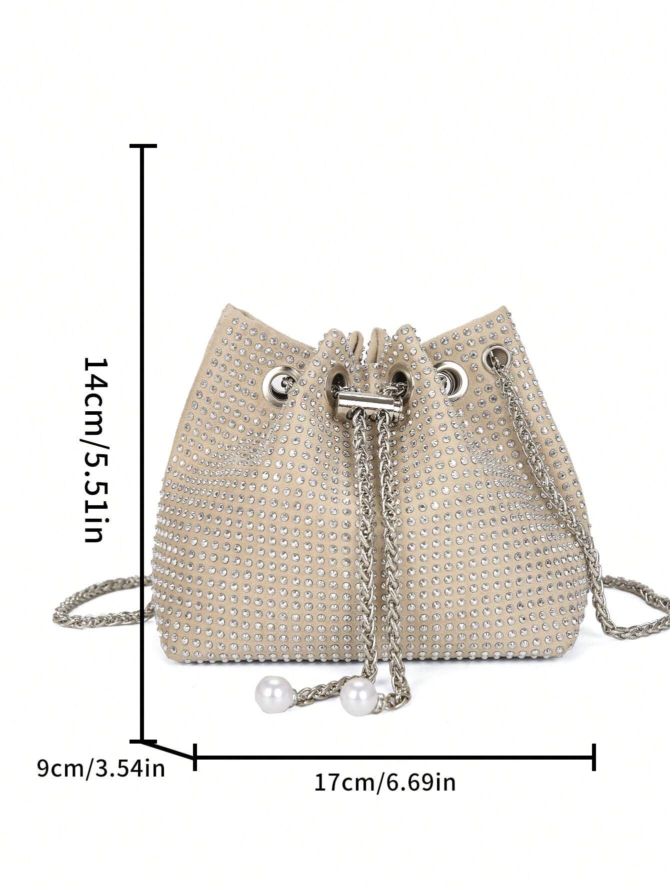 Crystal Bucket Evening Bag