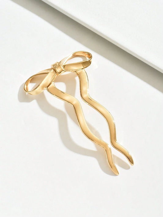 Sculpted Bow Hair Pin
