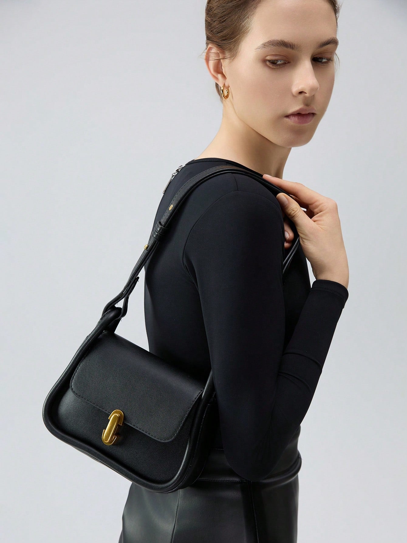Black Mini Shoulder Bag