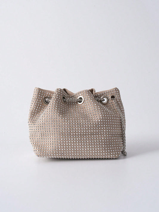 Crystal Bucket Evening Bag