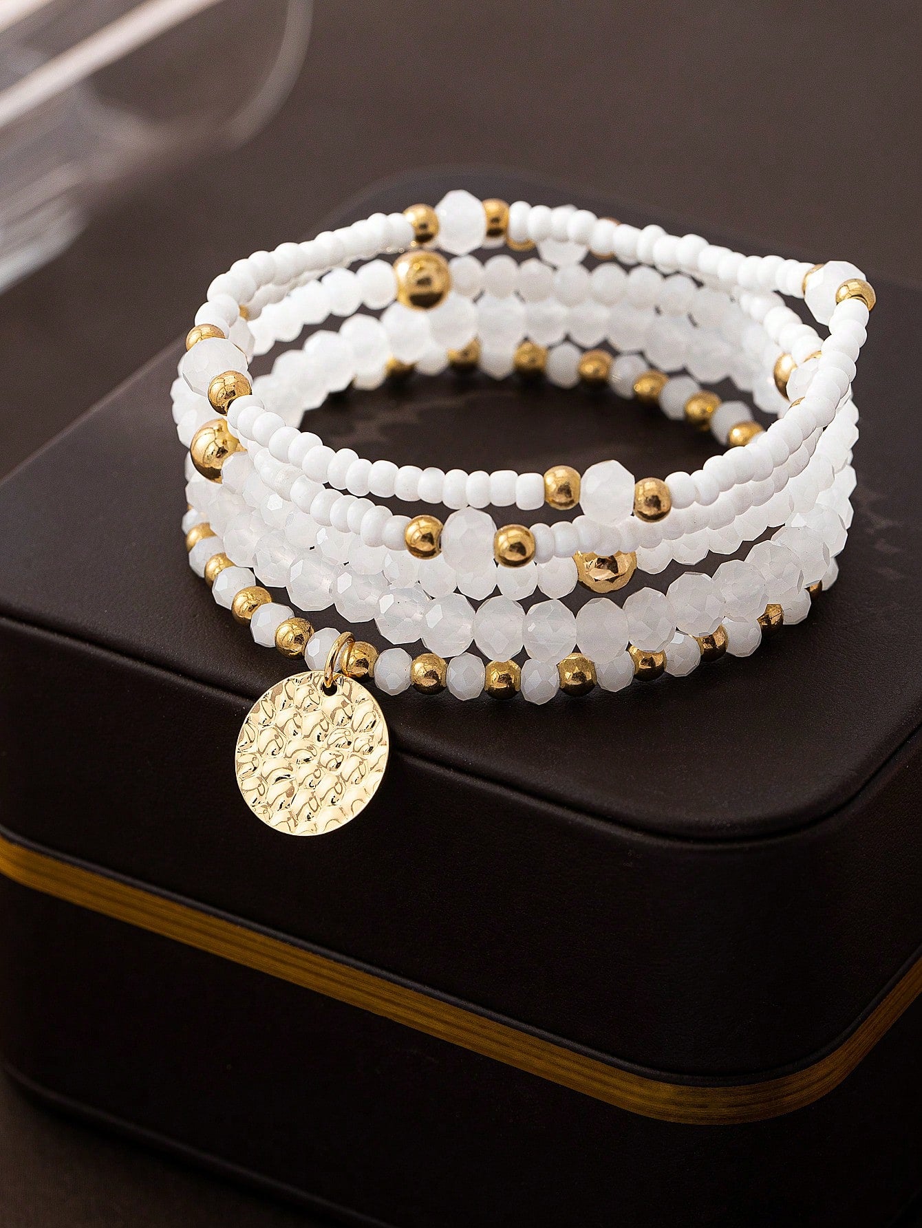 Bohemian Beaded Stretch Bracelet Set – 6 Pcs