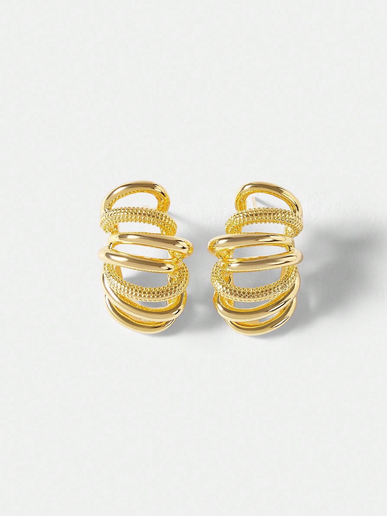 Sculptural Coil Statement Earrings