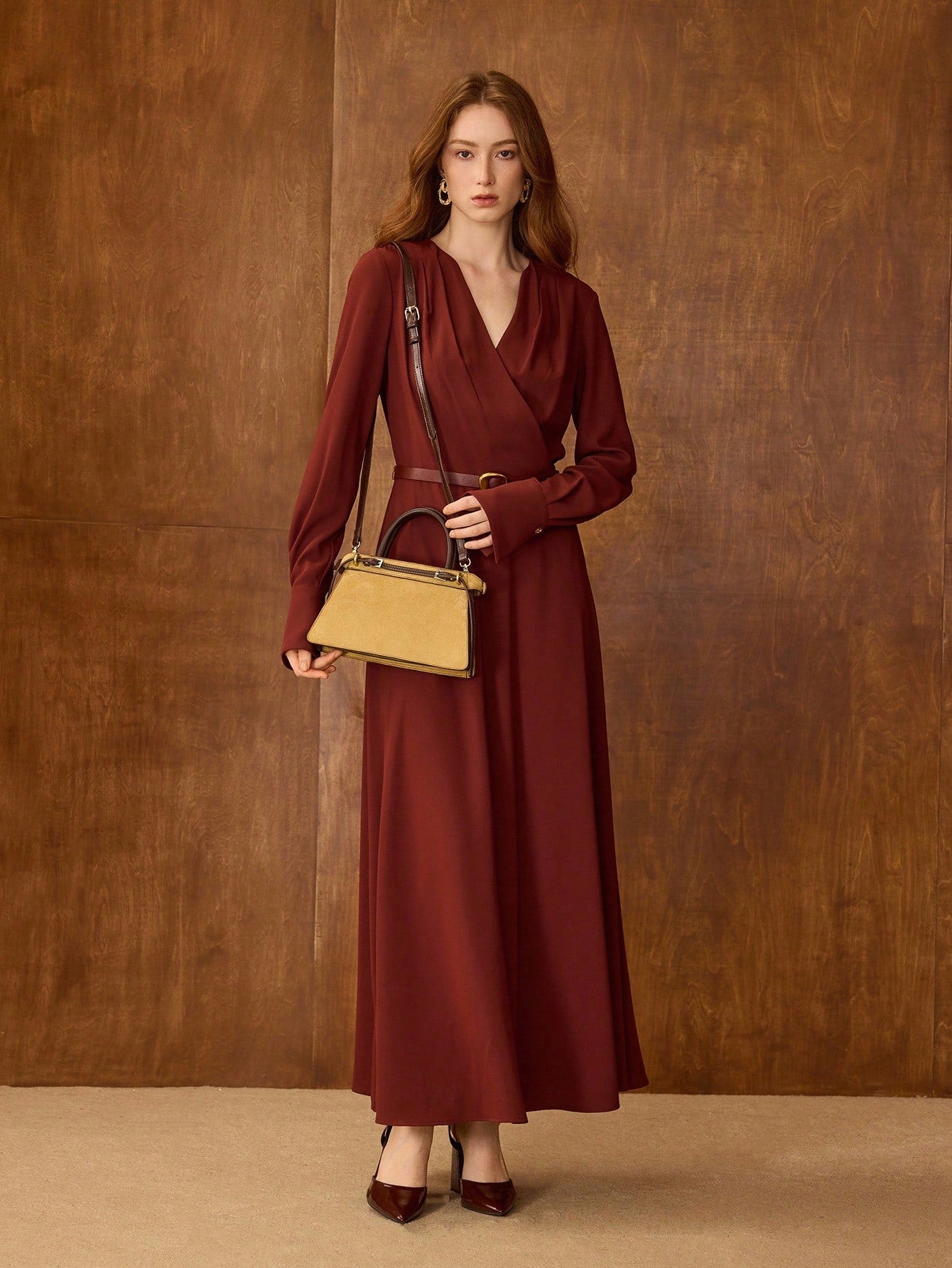 Structured Leather Top-Handle Bag