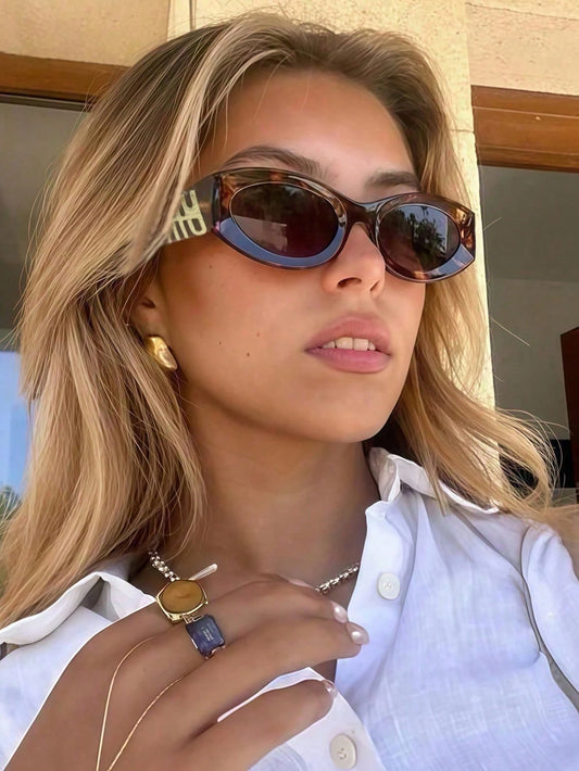 Solène Oval Luxe Sunglasses
