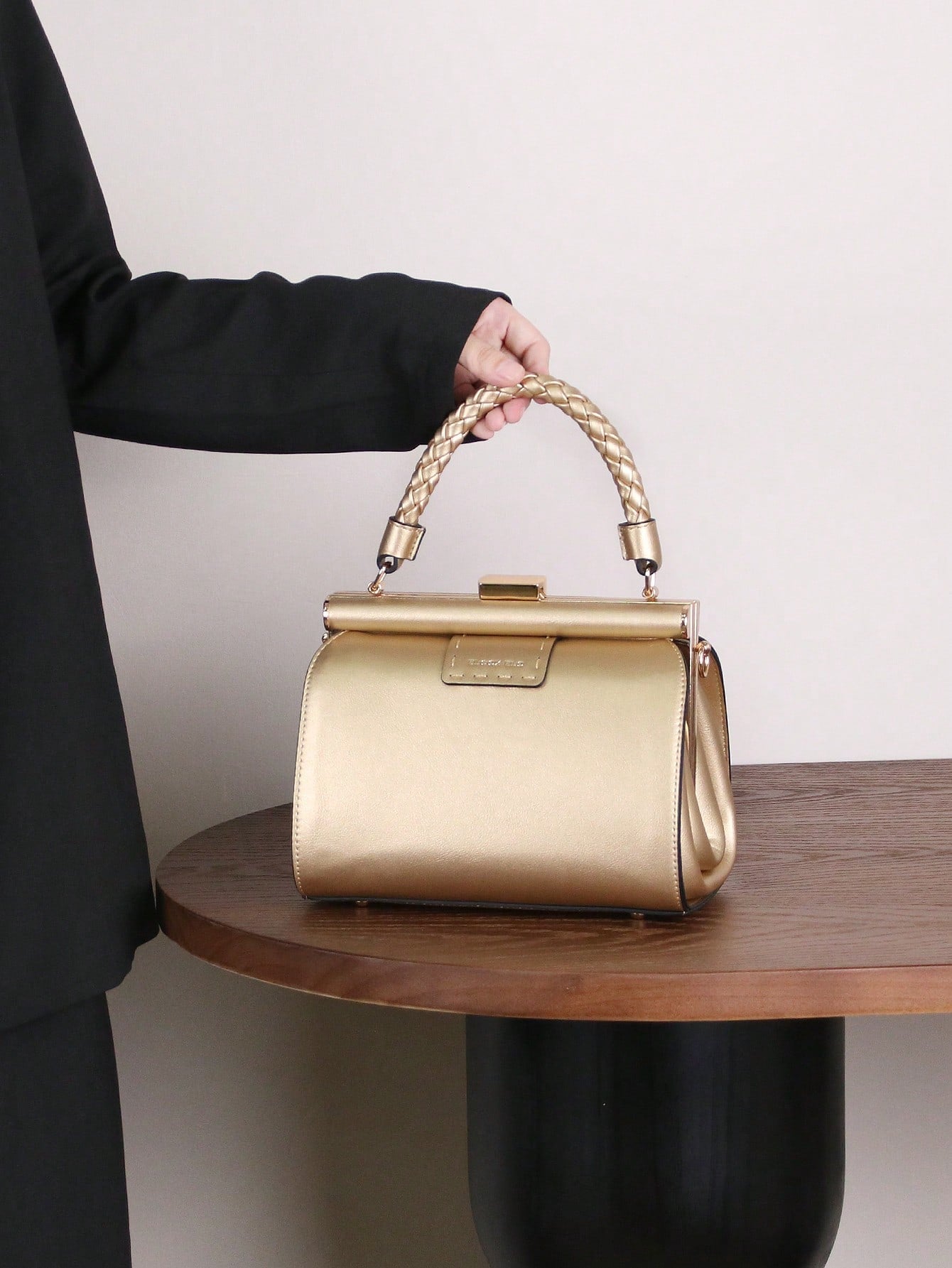 Quilted Top Handle Bag