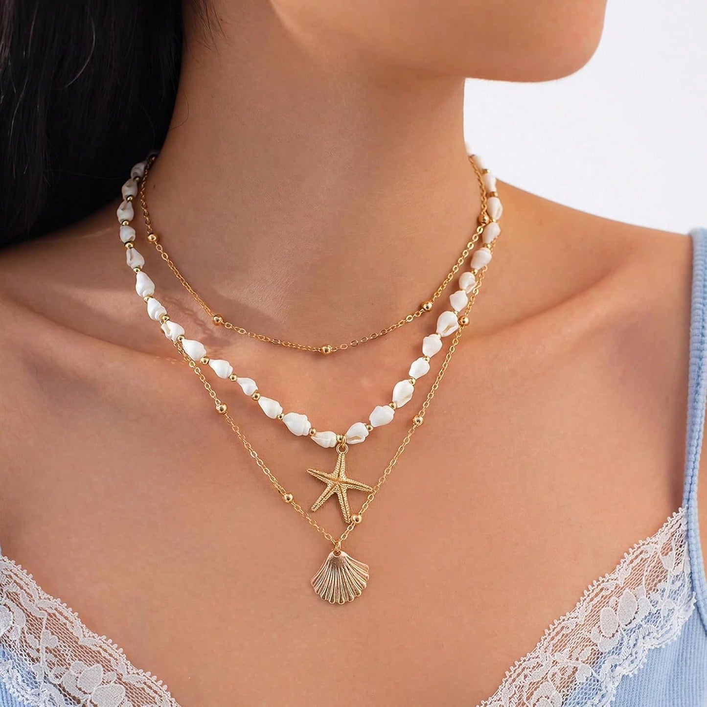 Oceanic Serenity Layered Pendant