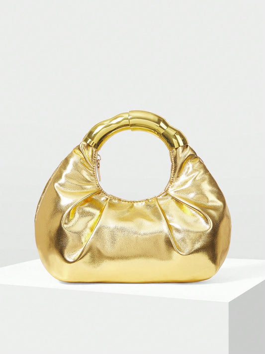 Sculpted Mini Handle Bag
