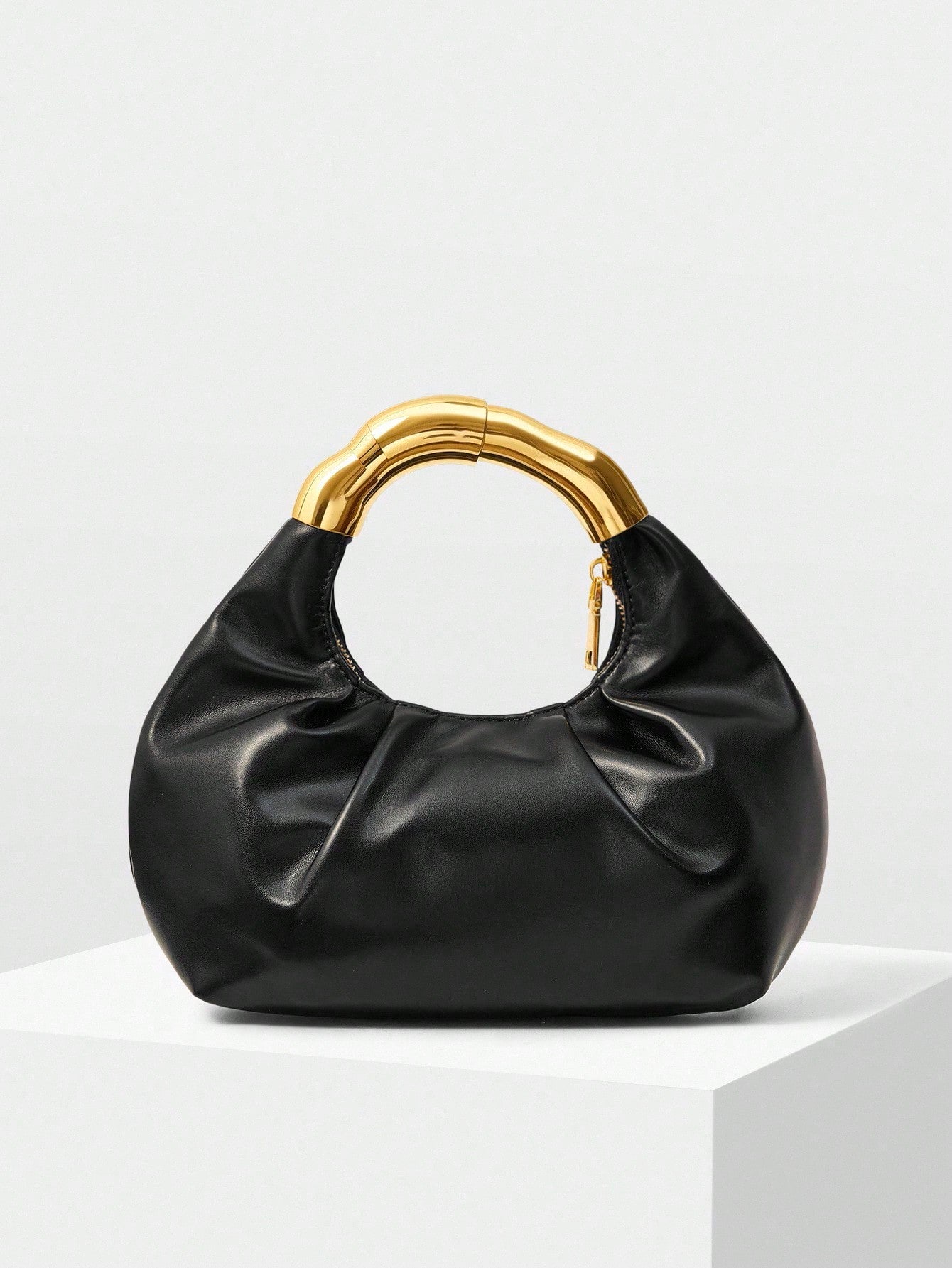Sculpted Mini Handle Bag