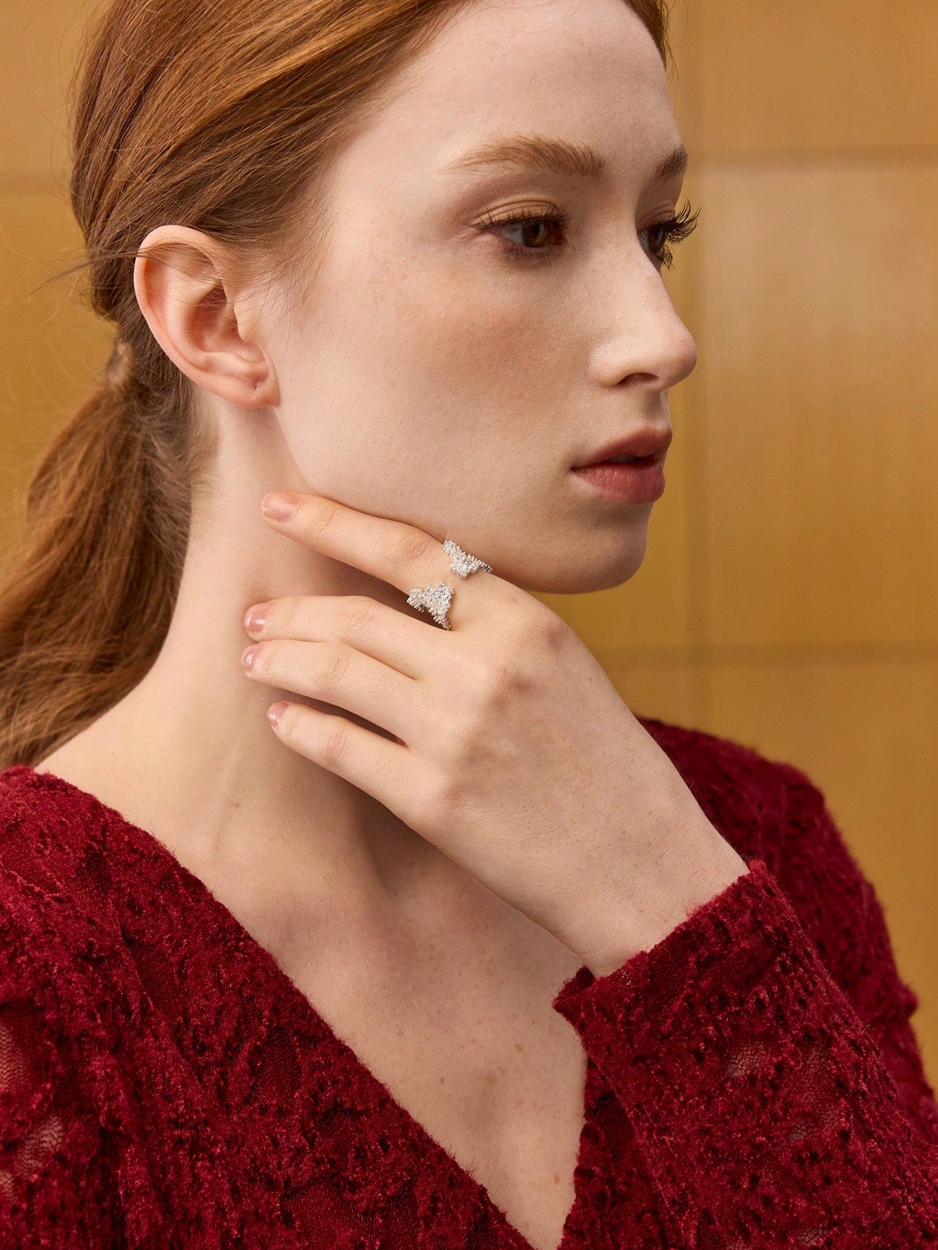 Modern Diamond Statement Ring