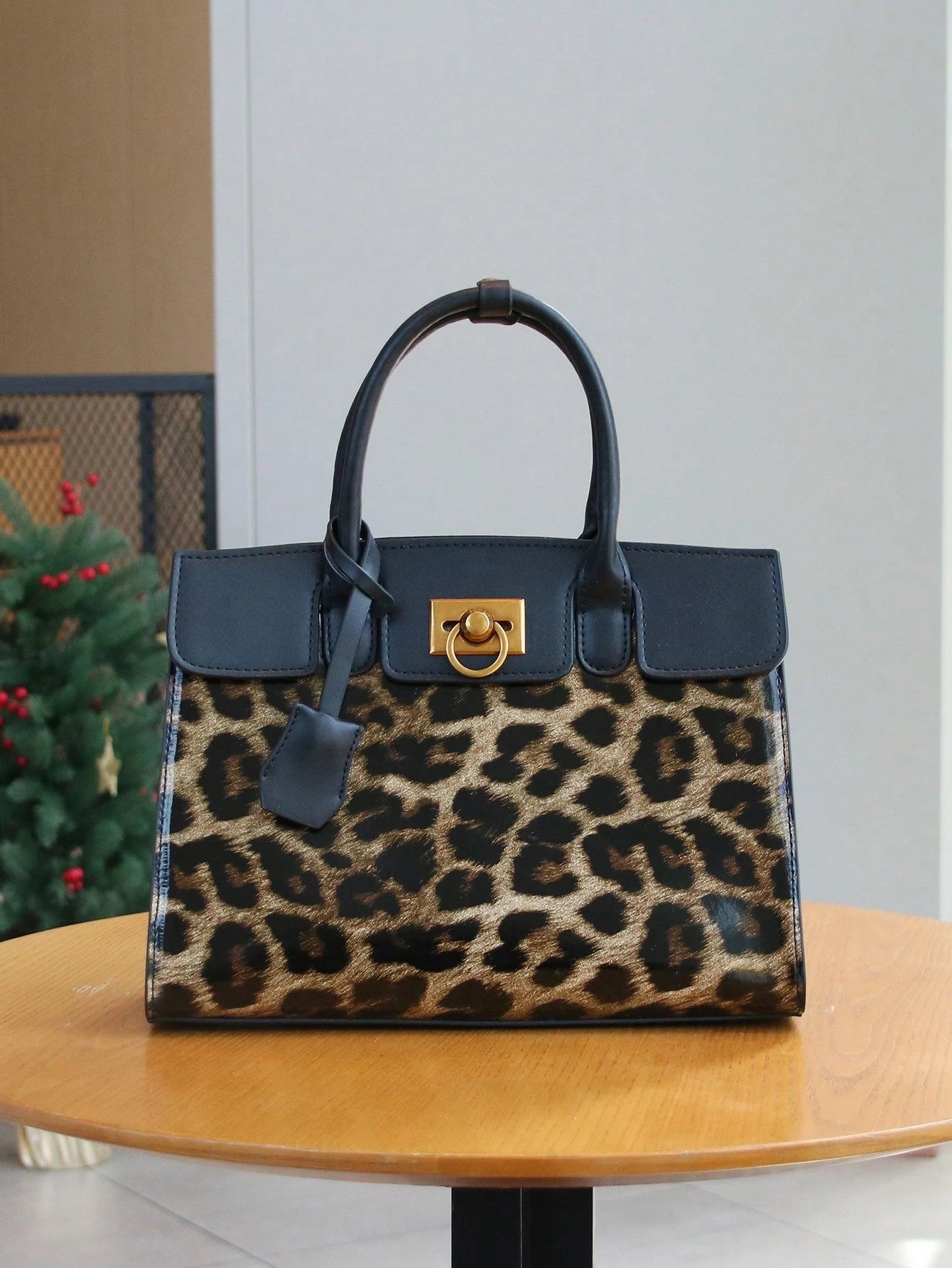 Structured Top Handle Luxury Bag