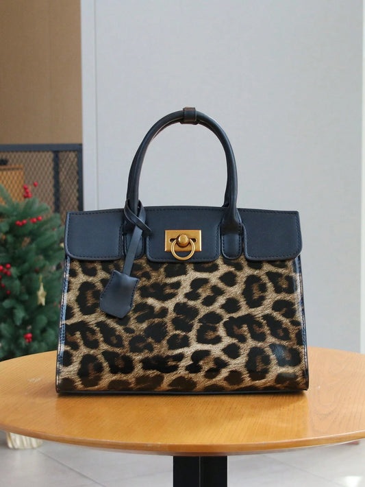 Structured Top Handle Luxury Bag