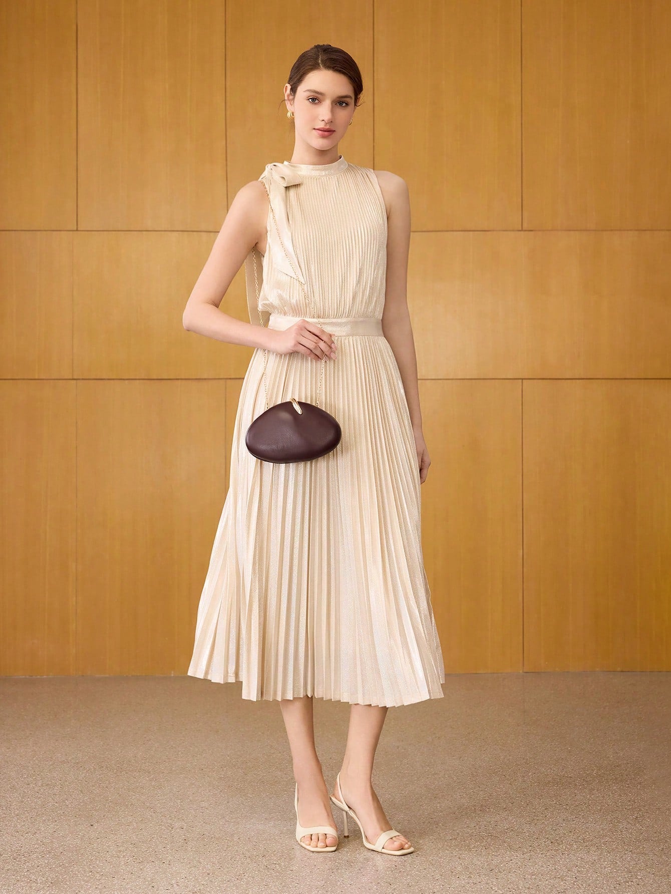 Sculptural Oval Clutch