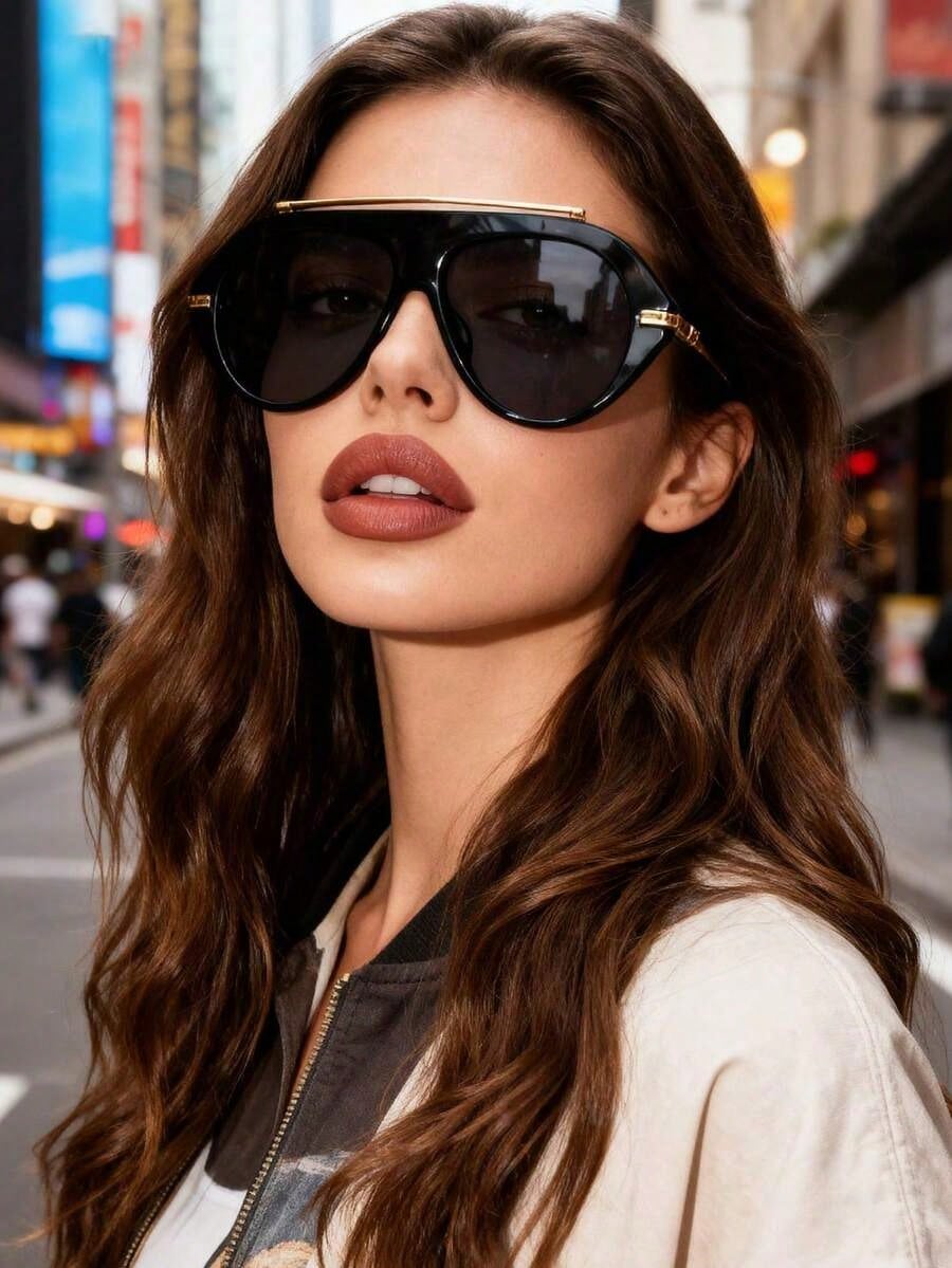 Luxe Geometric Statement Sunglasses
