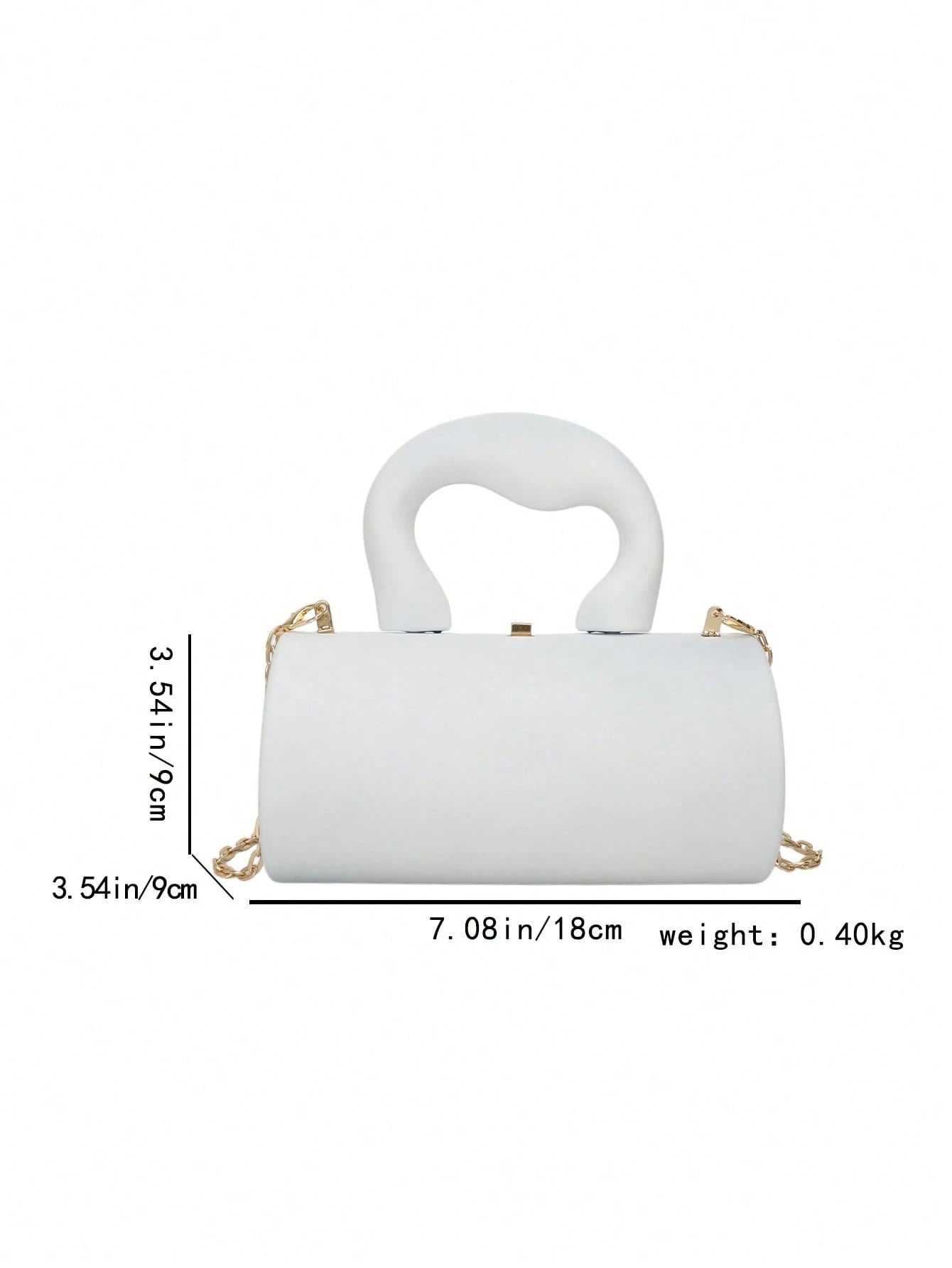 Sculpted Handle Mini Clutch – Modern Art Edition