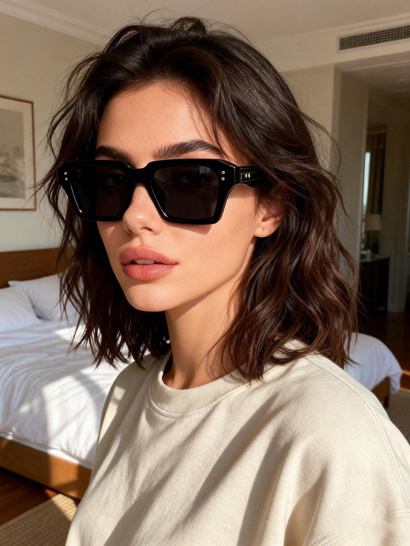 Auréline Soft Square Sunglasses