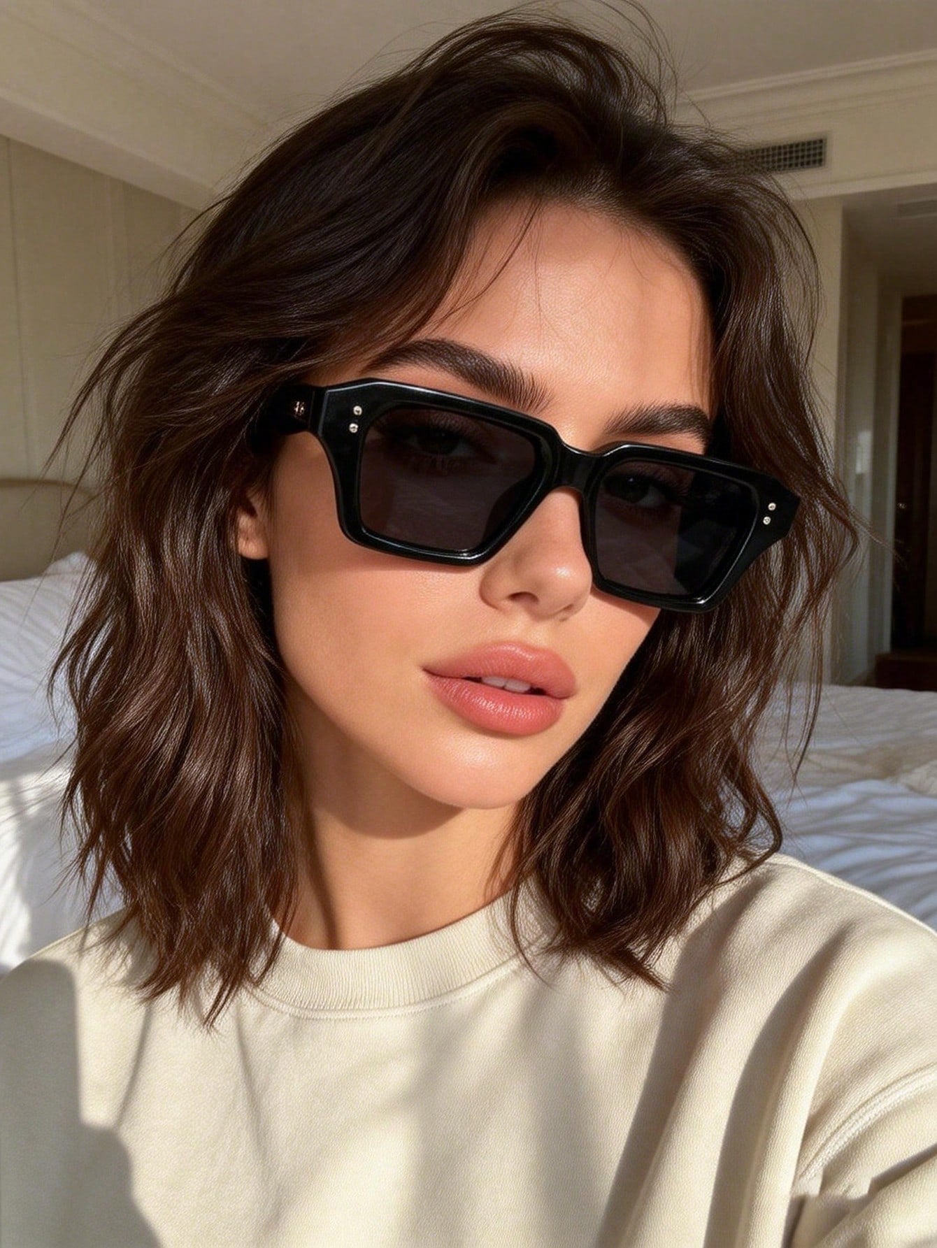 Auréline Soft Square Sunglasses