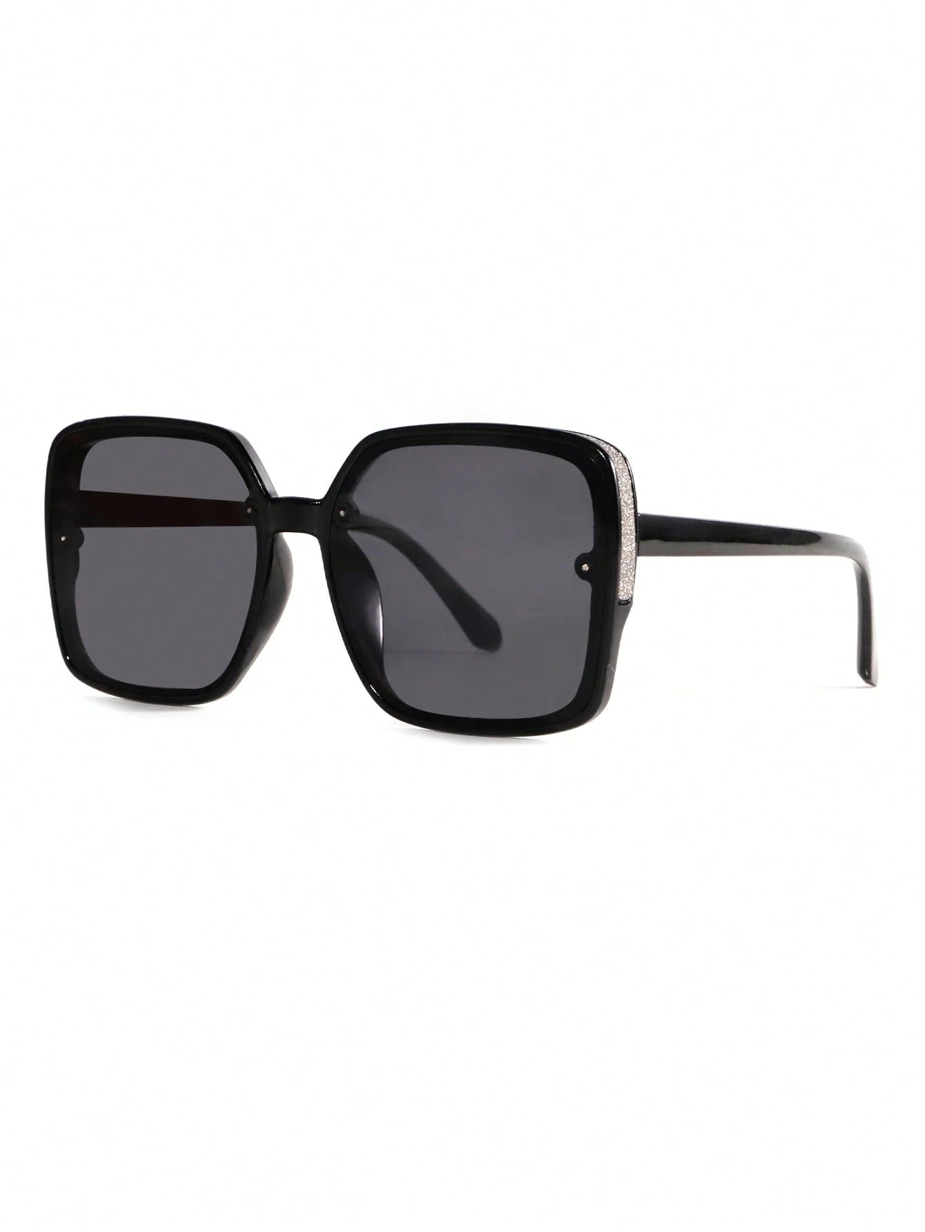Noir Sculpt Square Sunglasses