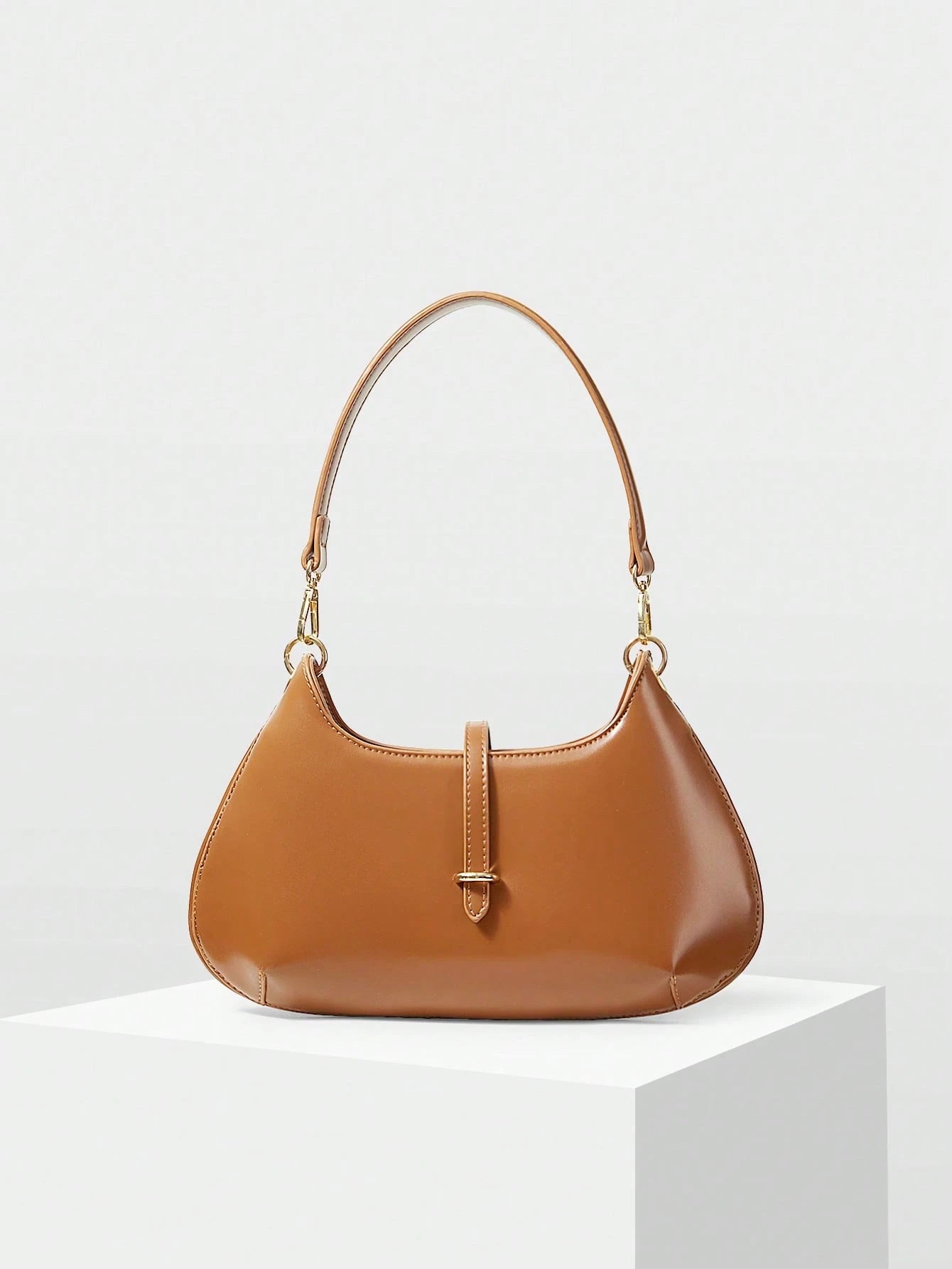 Classic Leather Shoulder Bag