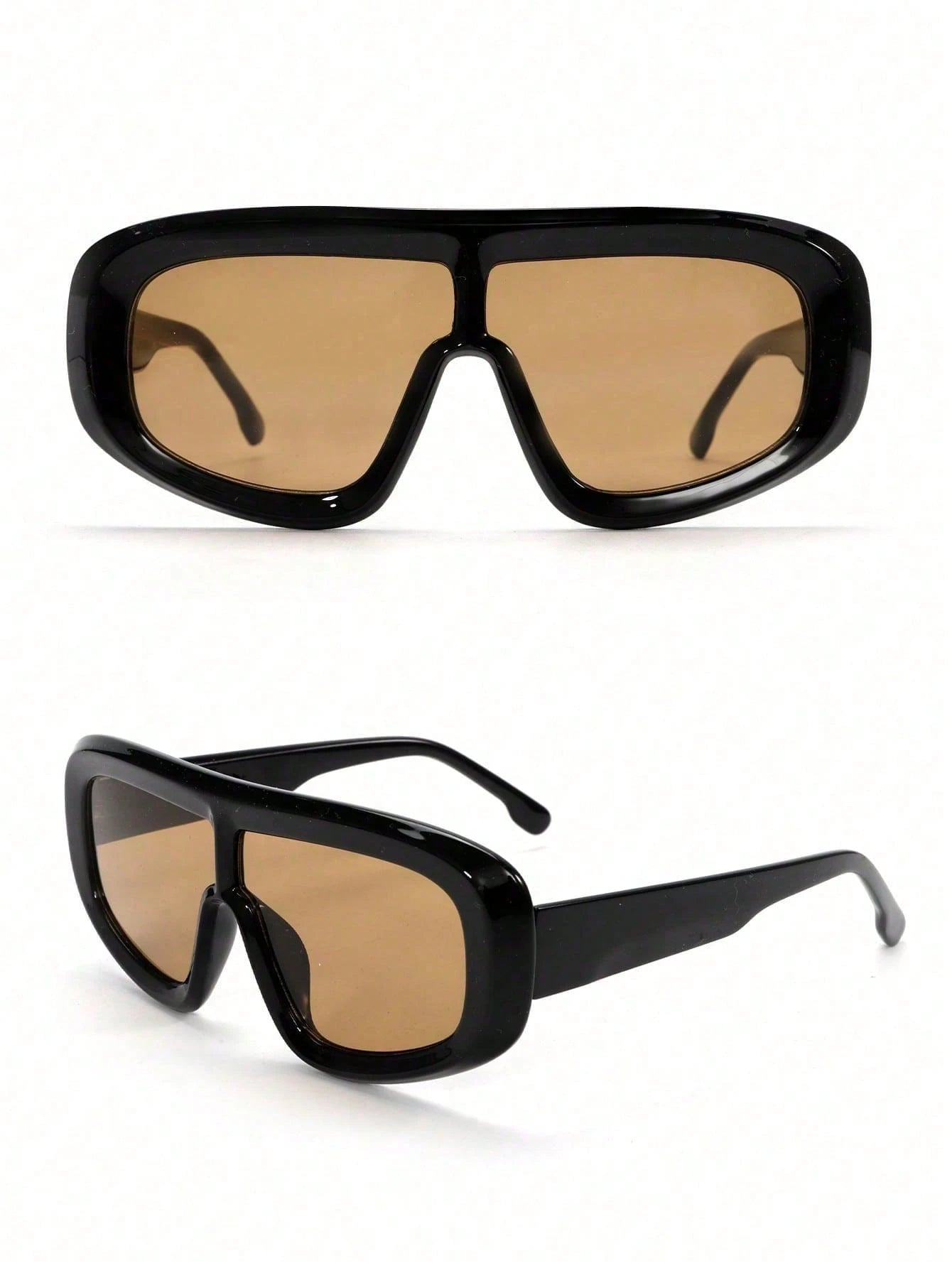 Noir Eclipse Oversized Sunglasses