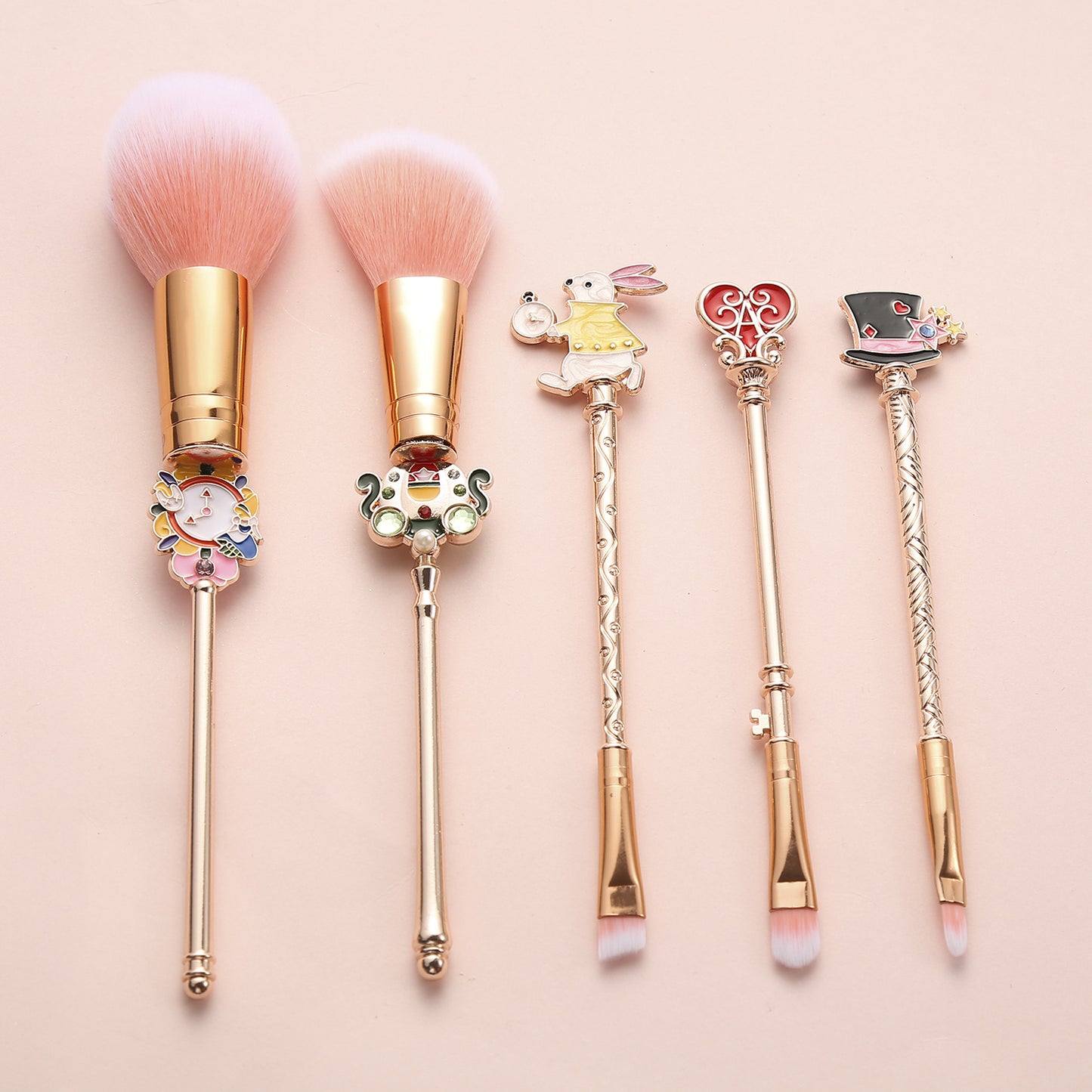 Princess-Style Makeup Brush Set
