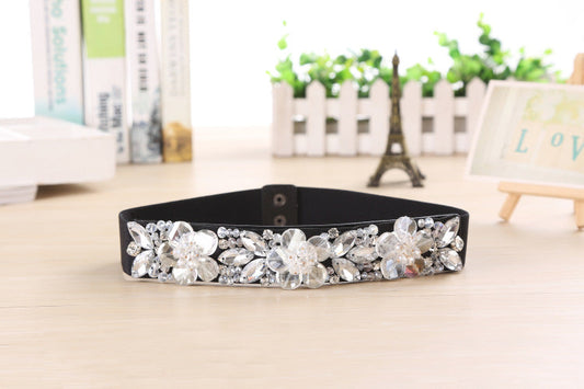 Rhinestone Crystal Waist Women Belts