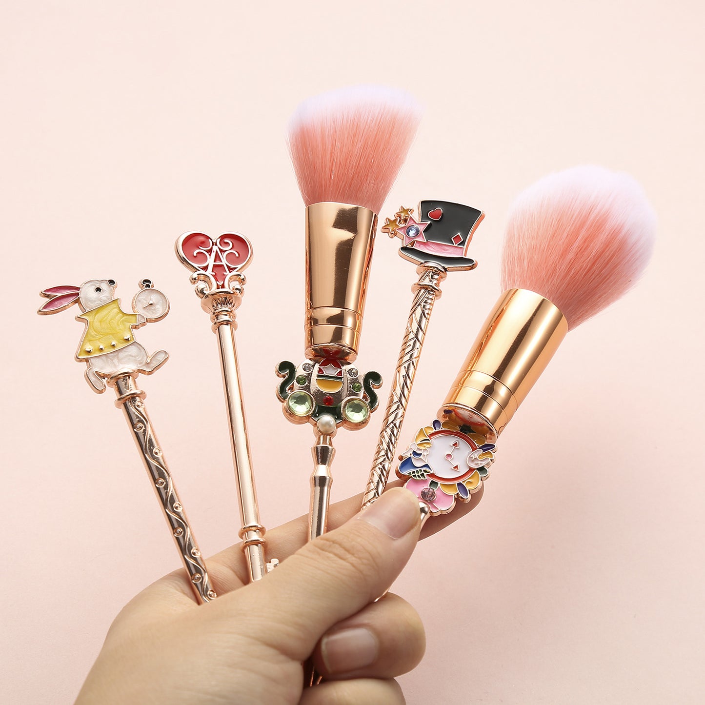 Princess-Style Makeup Brush Set