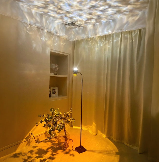 Dual Head Sunset Aurora Floor Lamp Projector