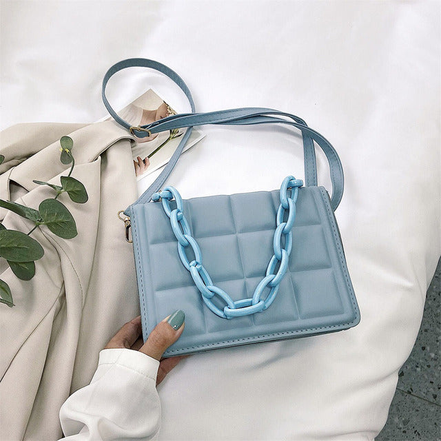 Vintage Checker Shoulder Bag