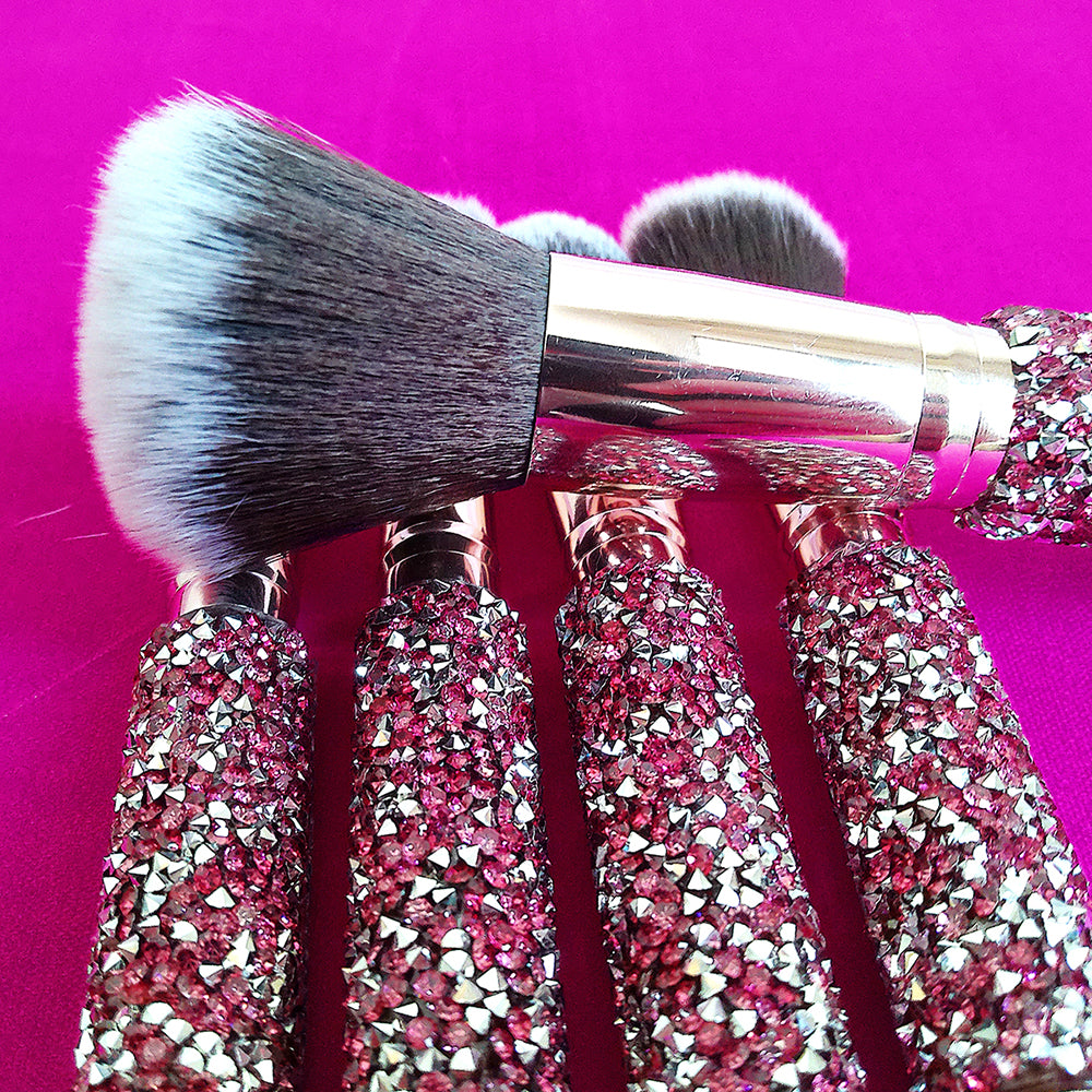 Diamond Inlaid Makeup Brush Set
